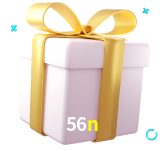 Receba seus bônus de boas-vindas no 56n
