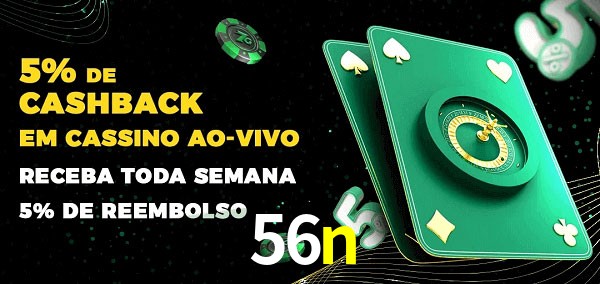 Promoções do cassino ao Vivo 56n